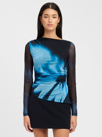DressBerry Women Abstract Print Regular Top