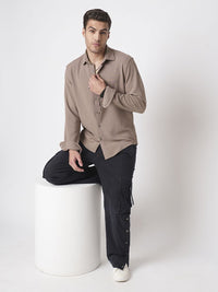 VASTRADO Men Classic Slim Fit Opaque Casual Shirt