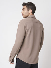 VASTRADO Men Classic Slim Fit Opaque Casual Shirt