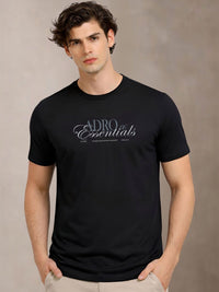 ADRO Men Typography Printed T-shirt