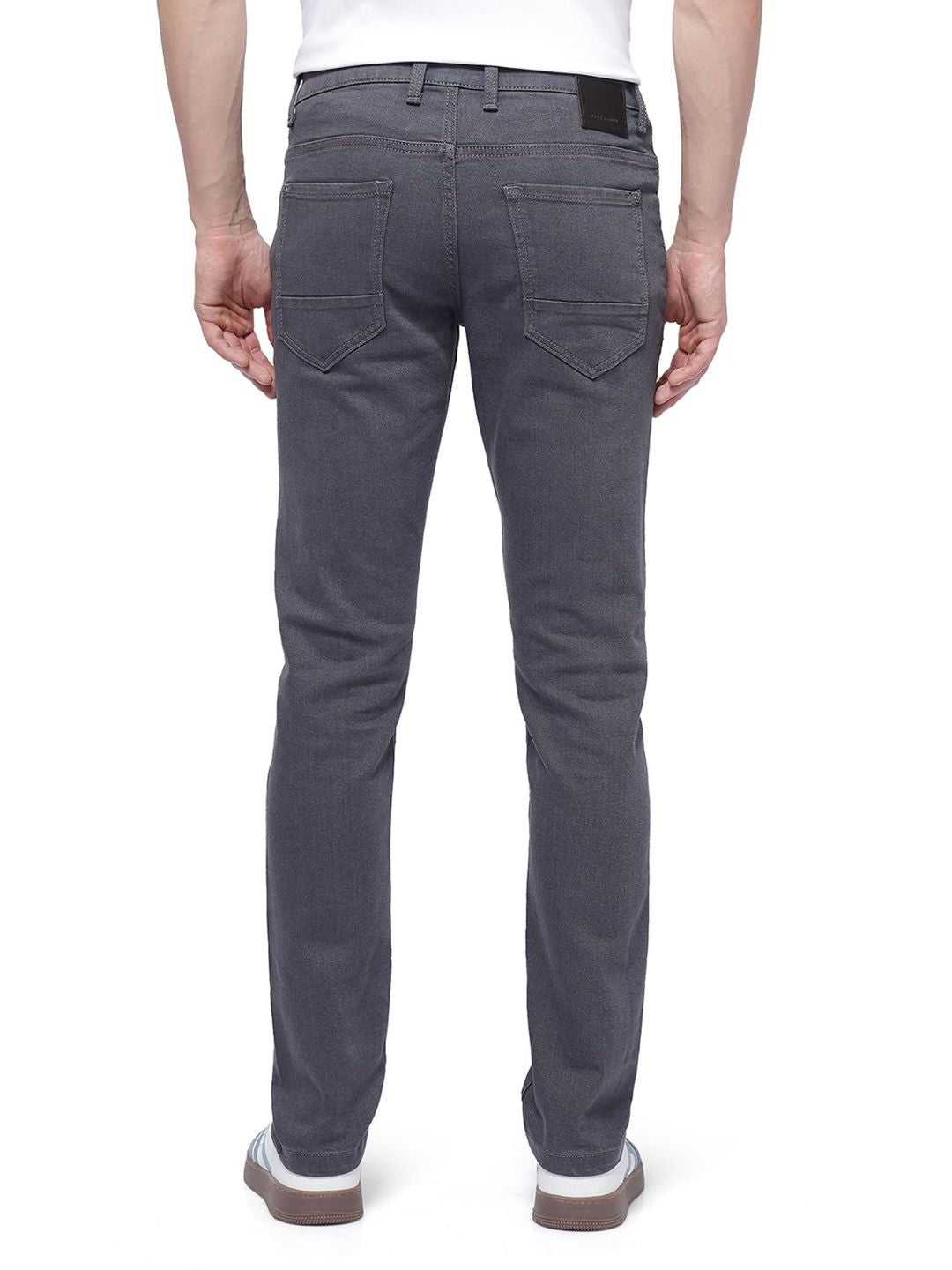 RARE RABBIT Men Comfort Mid-Rise No Fade Stretchable Jeans