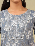 Mamicha Women Floral Printed Regular Mirror Work Pure Cotton Kurta with Trousers & With Dupatta