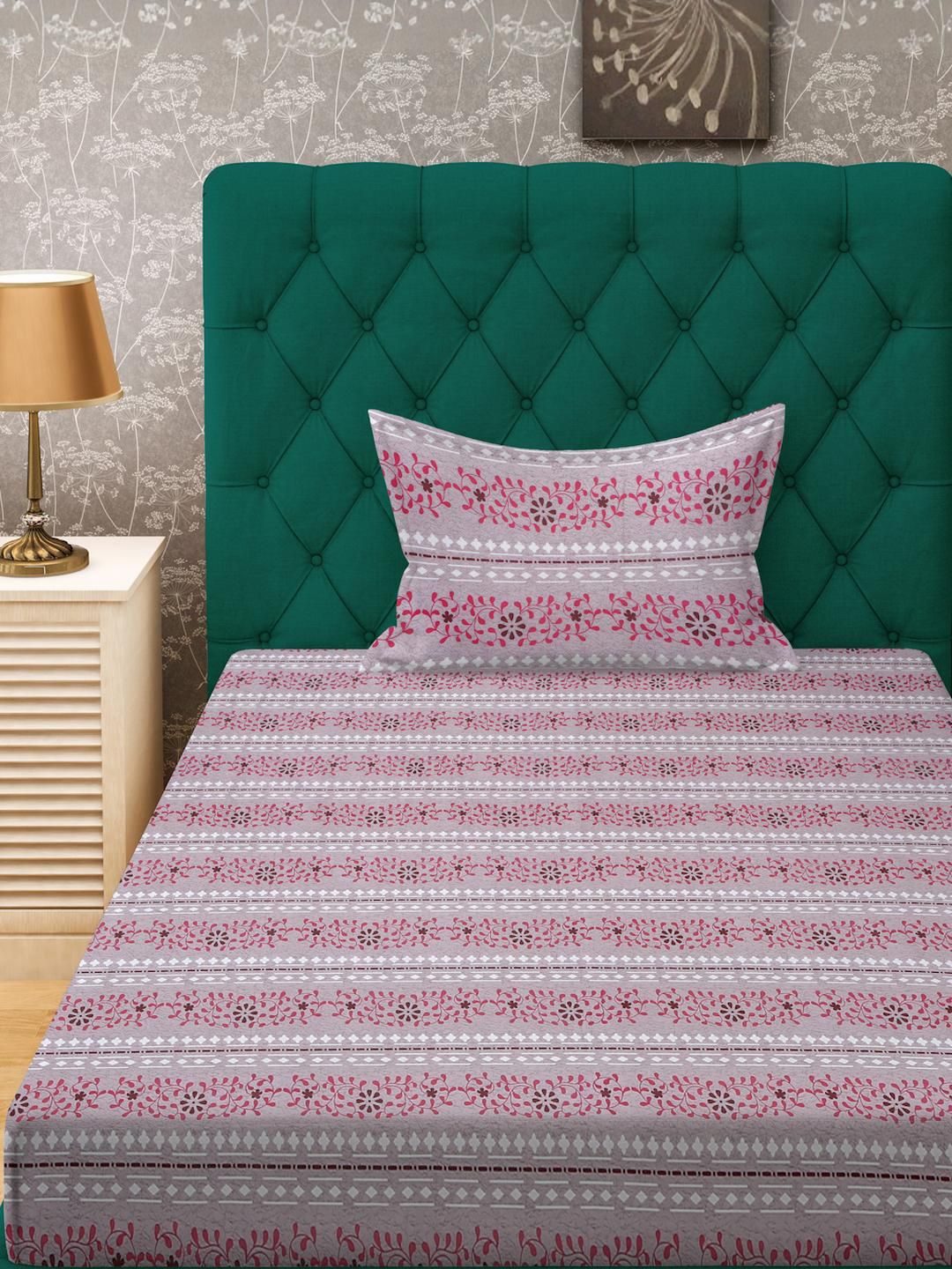 KLOTTHE Cadar Single Cotton Floral Pink