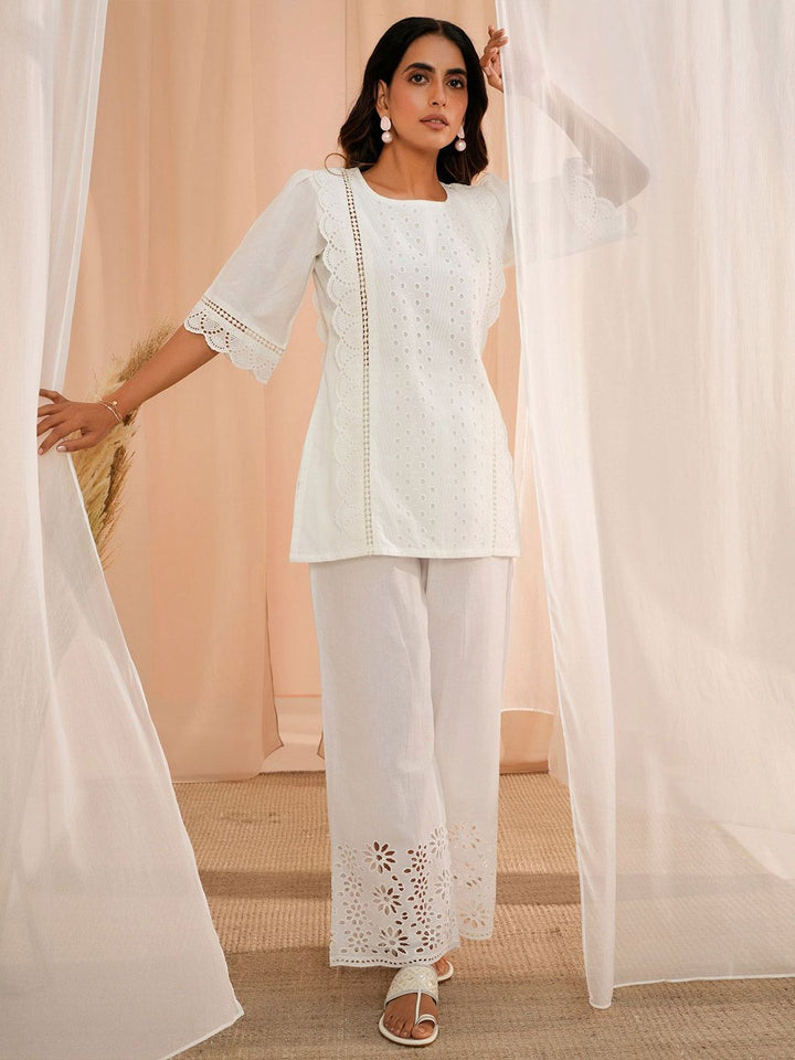 Libas Ethnic Motifs Printed V-Neck Empire Kurti