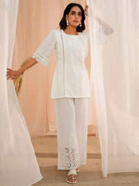 Libas Ethnic Motifs Printed V-Neck Empire Kurti