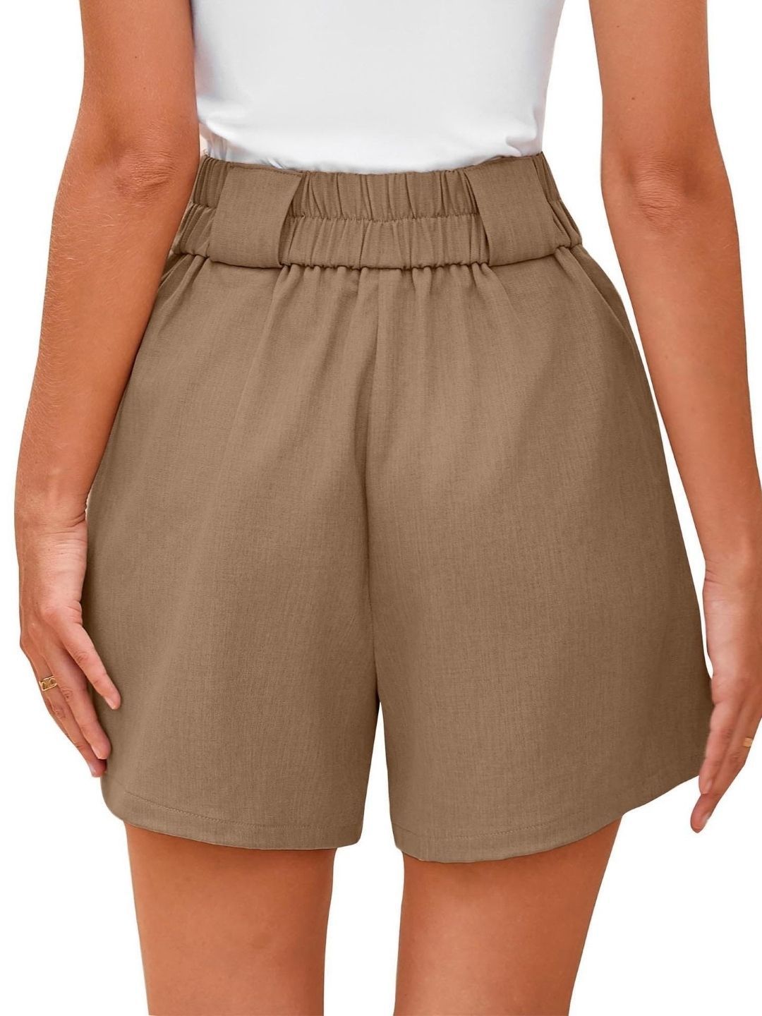 DressBerry Women Regular Fit Mid-Rise Shorts