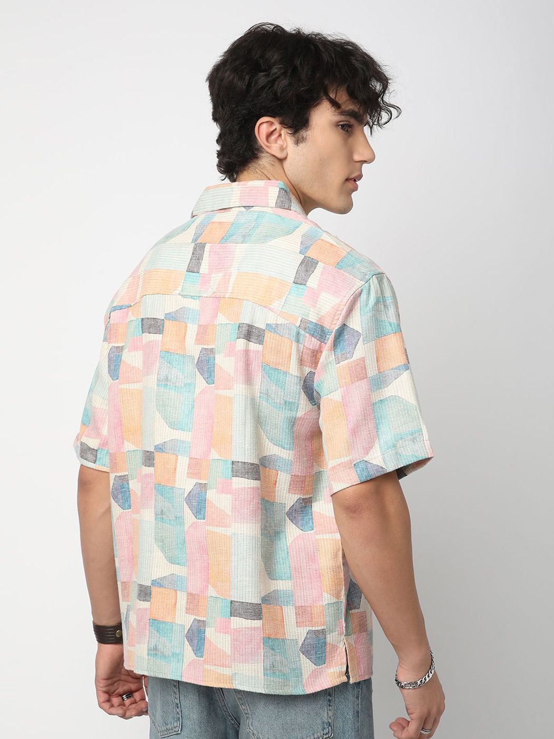 VASTRADO Men Classic Opaque Printed Casual Shirt