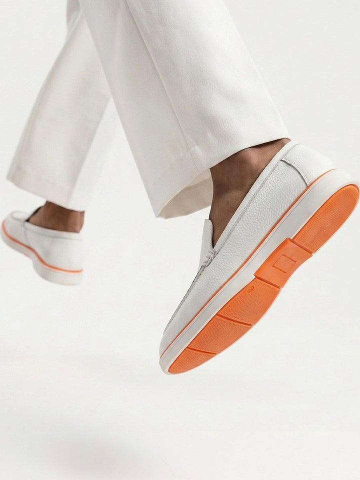 MONKSTORY Escape Walk Slip-On Loafers - White