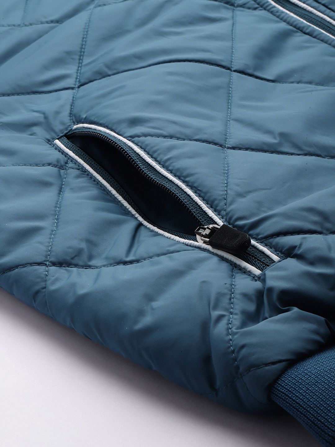 The Indian Garage Co Men Zip-Front Hooded Puffer Jacket