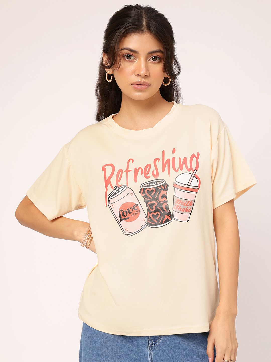 DressBerry Daily Doodles Drop-Shoulder T-shirt