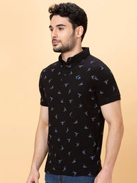 Being Human Conversational Printed Polo Collar Cotton T-shirt