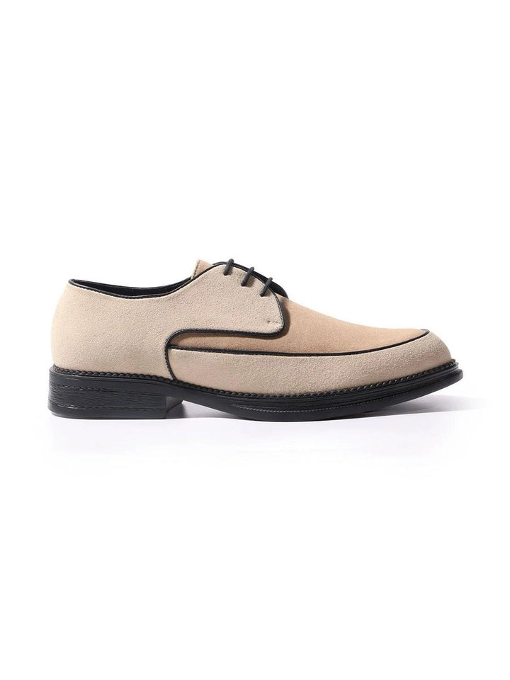 MONKSTORY Beige Atelier 1860 Dual Tone Lace-Ups Derby
