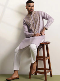 Anouk Men Ethnic Motifs Embroidered Regular Thread Work Kurta with Trousers
