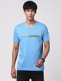 Pek ADRO Lelaki dengan 3 T-shirt Kapas Leher Bulat Bercetak Grafik