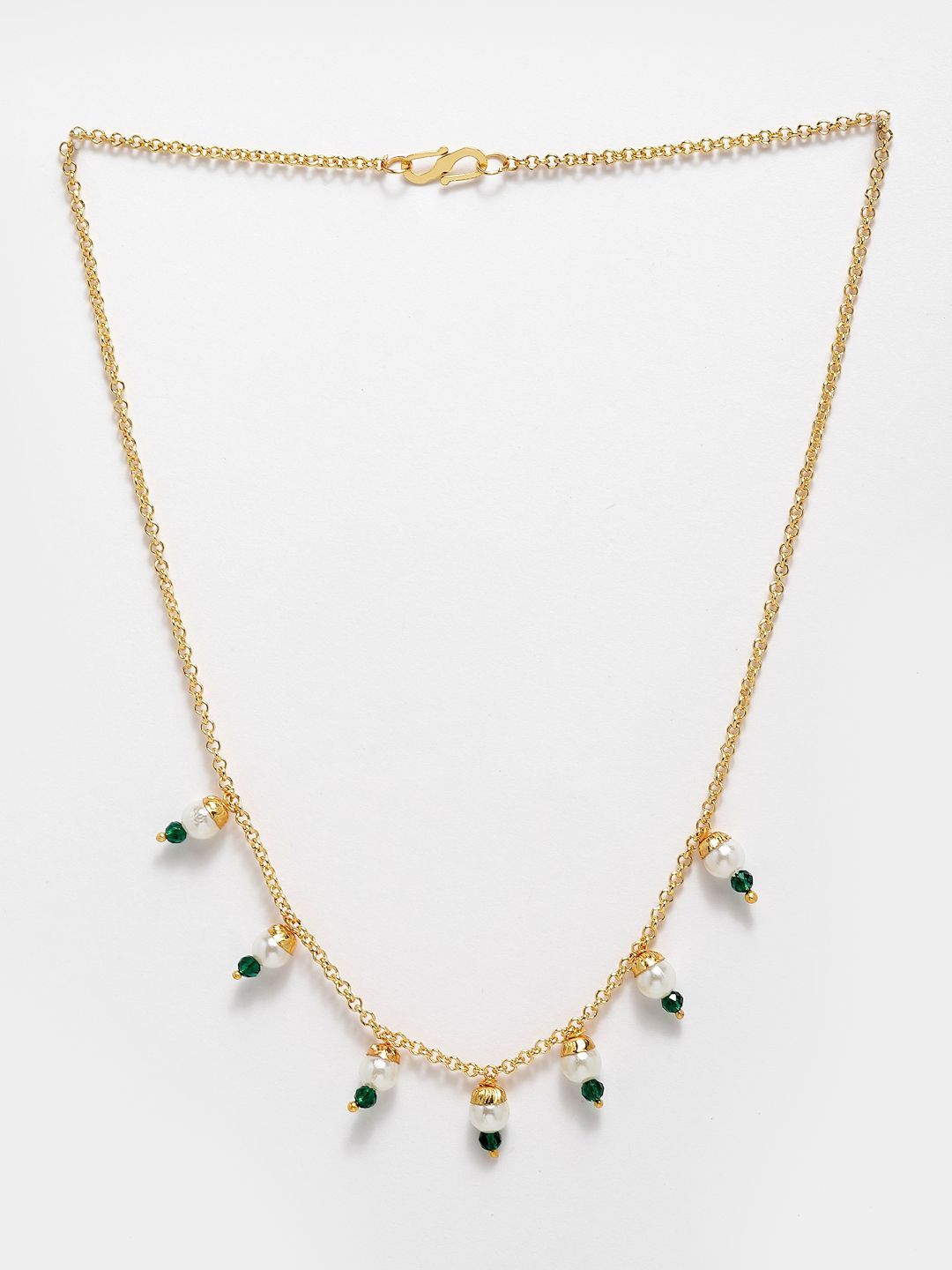 Anouk Set Of 3 Gold-Plated Charm Minimal Chain