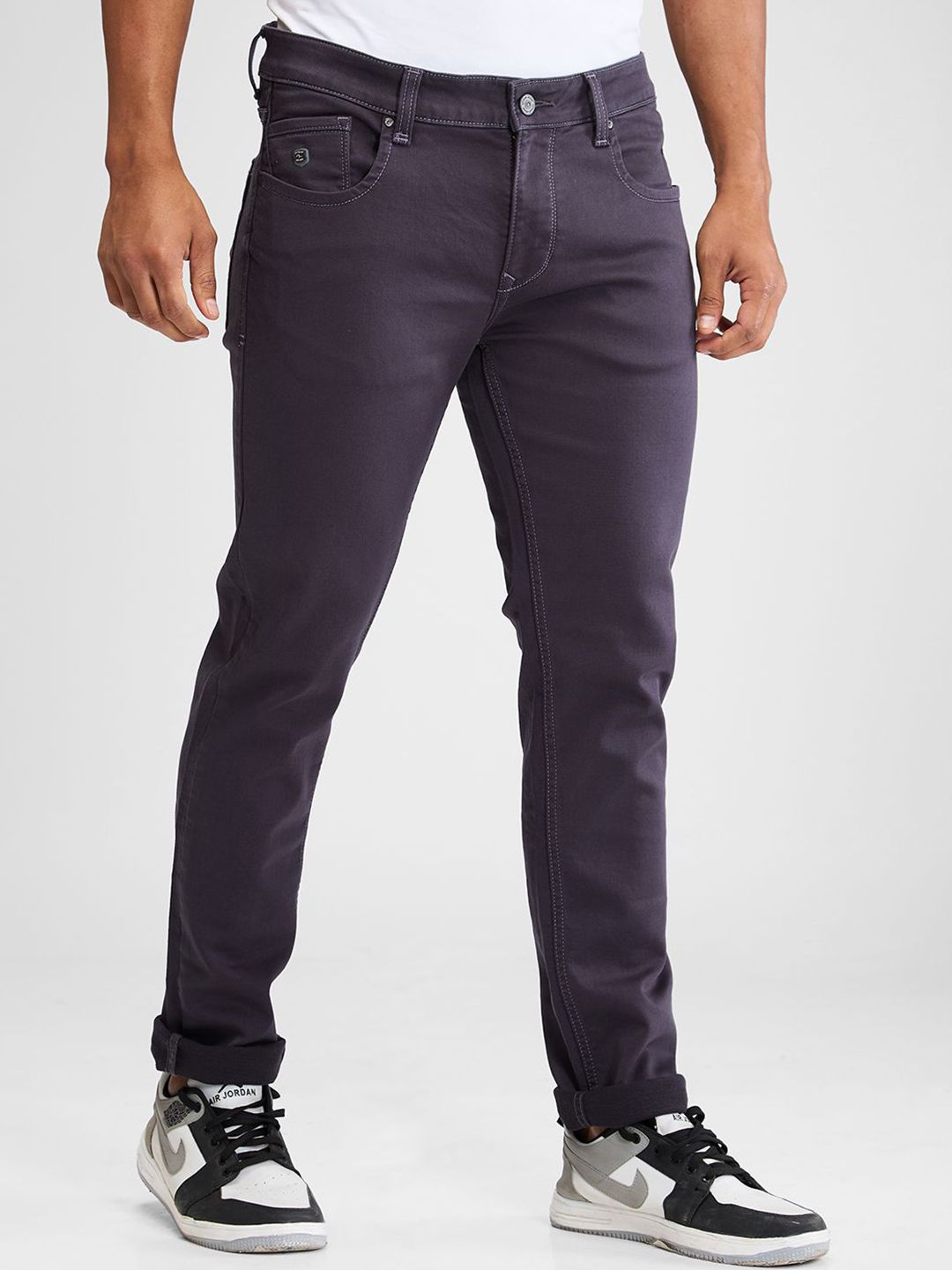 SPYKAR Men Skinny Fit Low-Rise Light Fade Stretchable Jeans