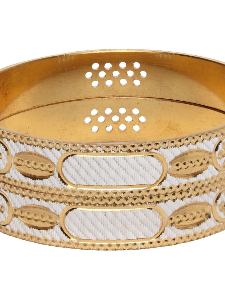 Anouk Set Of 2 Rhodium-Plated Bangles