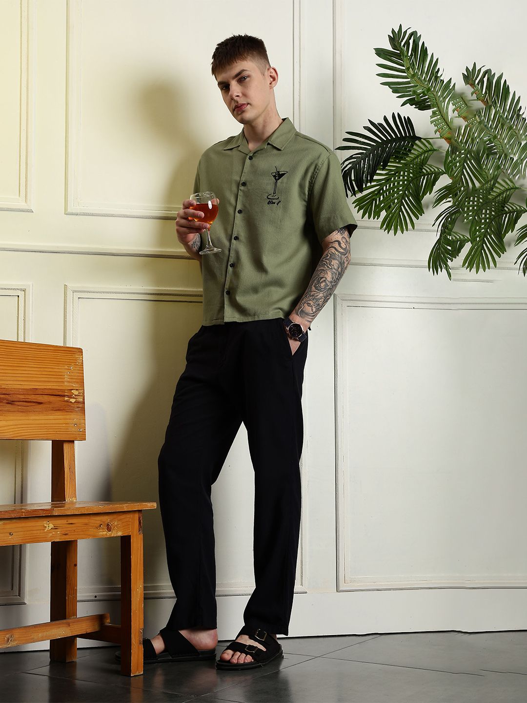 Baju Katun Kolar Cuba Eszett Martini Boxy Fit