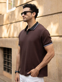 Powerlook Men Polo Collar T-shirt