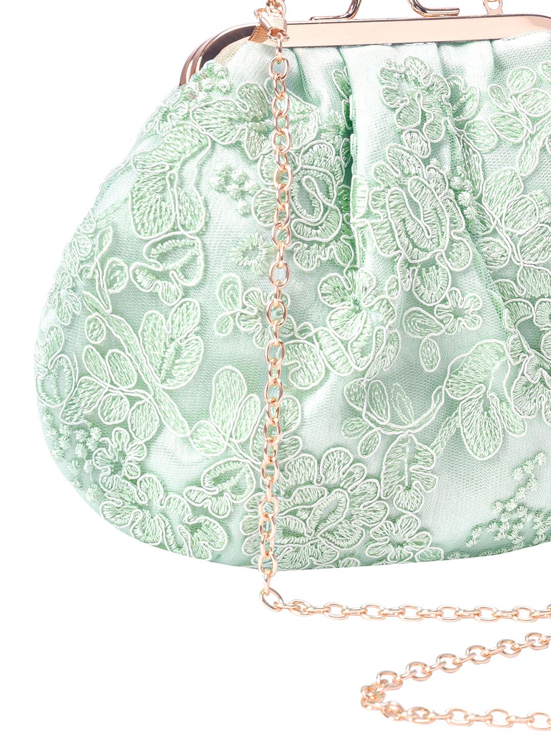 Lino Perros Floral Embroidered Party Purse