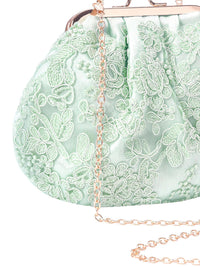 Lino Perros Floral Embroidered Party Purse