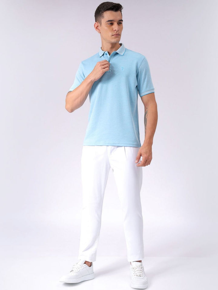 The Indian Garage Co Polo Collar Slim Fit T-shirt