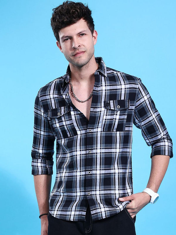 The Indian Garage Co Checked Casual Shirt