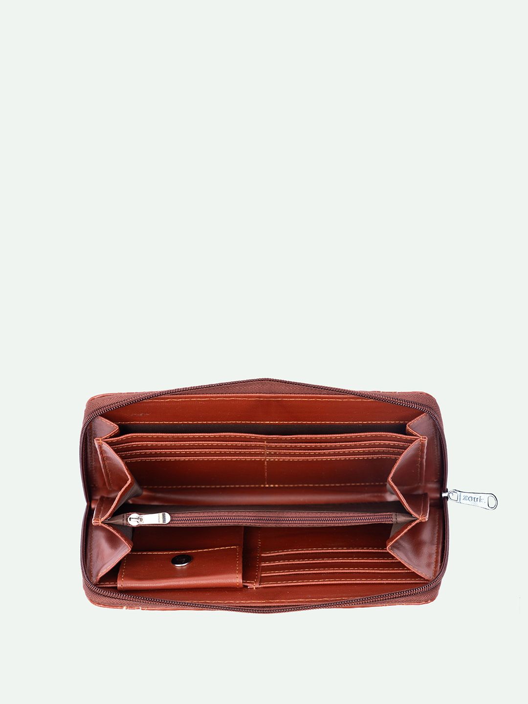 ZOUK Women Arika Zipper Wallet Tidal Wave