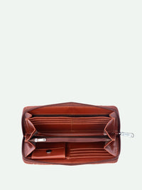 ZOUK Women Arika Zipper Wallet Tidal Wave