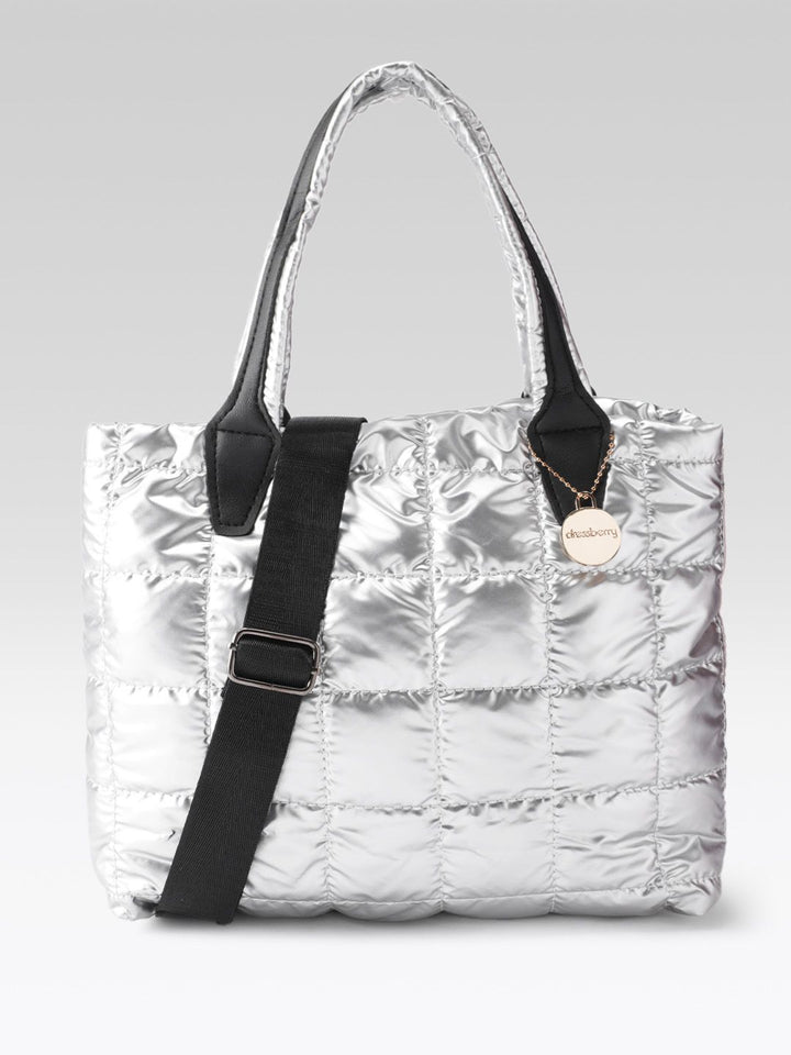 DressBerry Quilted Shopper Handheld Bag