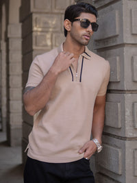 Powerlook Men Polo Collar T-shirt