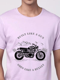 ADRO Men Graphic Printed Round Neck Cotton T-shirt