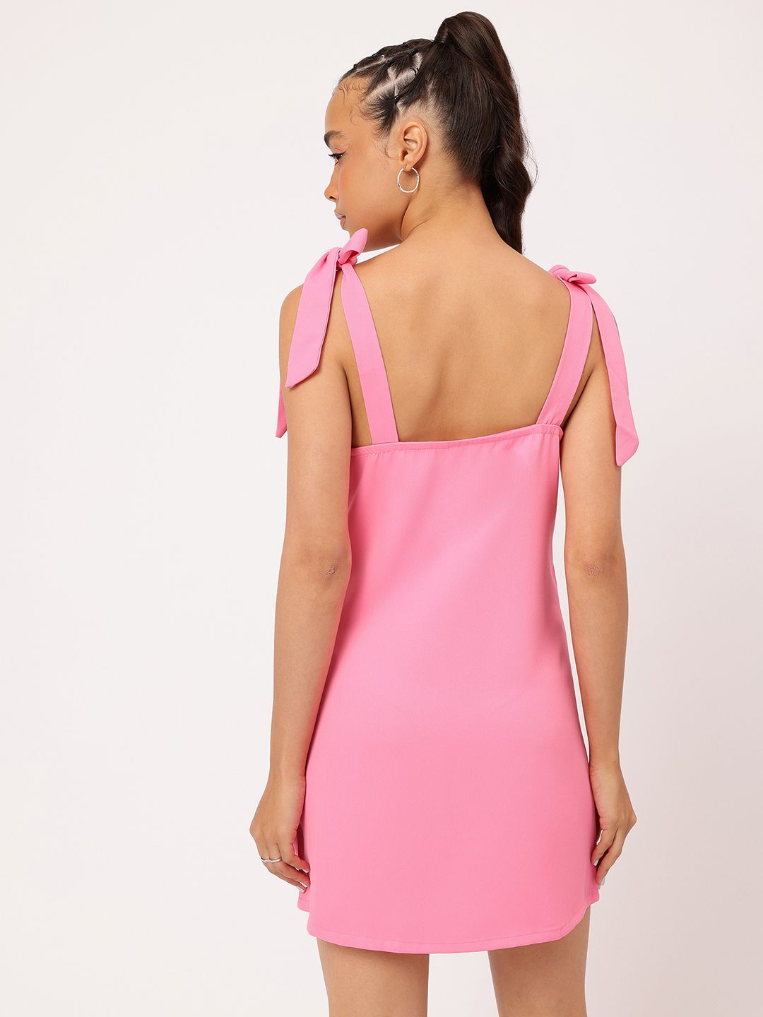DressBerry Tie-Up Temptation Mini Sheath Dress