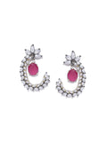 Anting-anting Drop Kontemporari Bersalut Emas Anouk Cubic Zirconia
