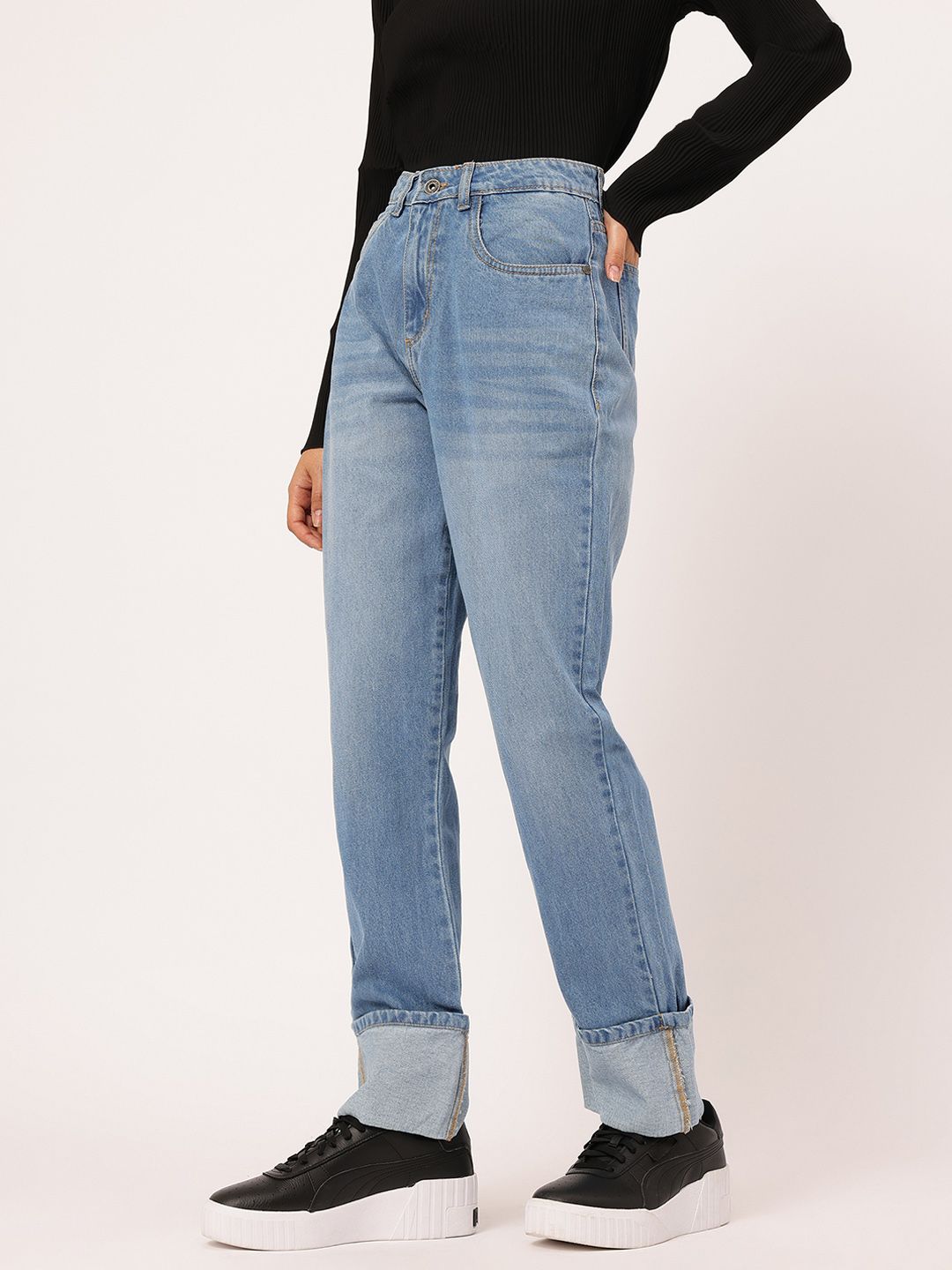 DressBerry Women Casual Comfort Straight Fit Jeans