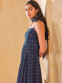 Global Desi Printed Maxi Ethnic Dresses