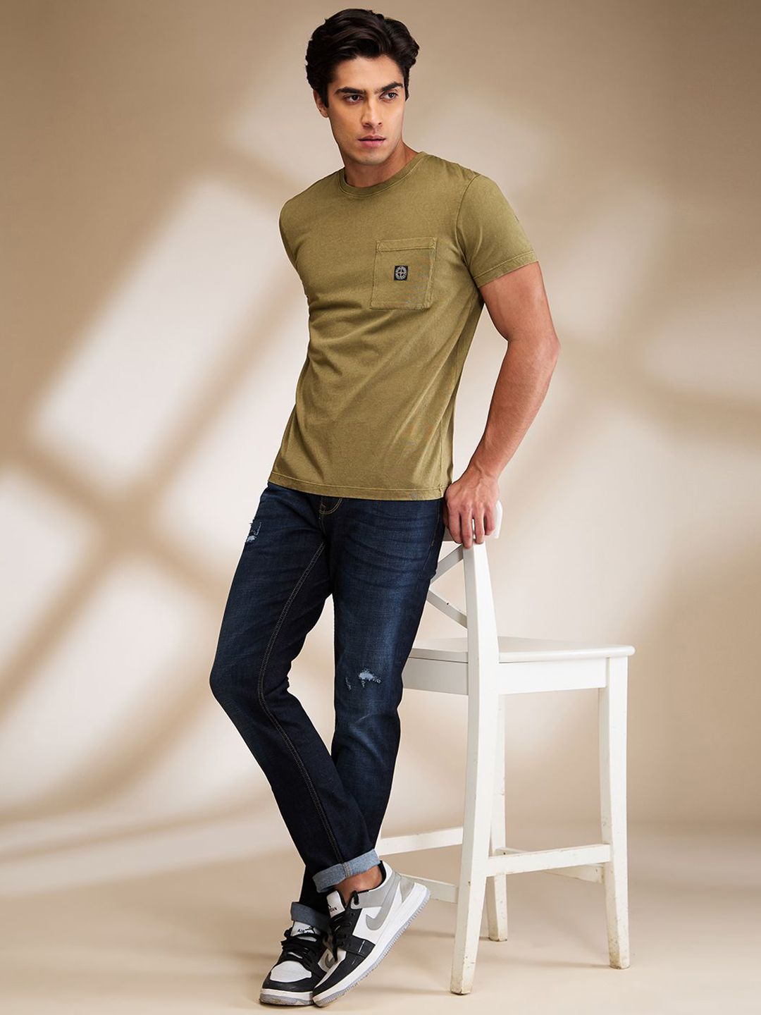 Being Human Men Graphic Printed Round Neck Cotton T-shirt