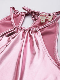 all about you Halter Neck Party Top