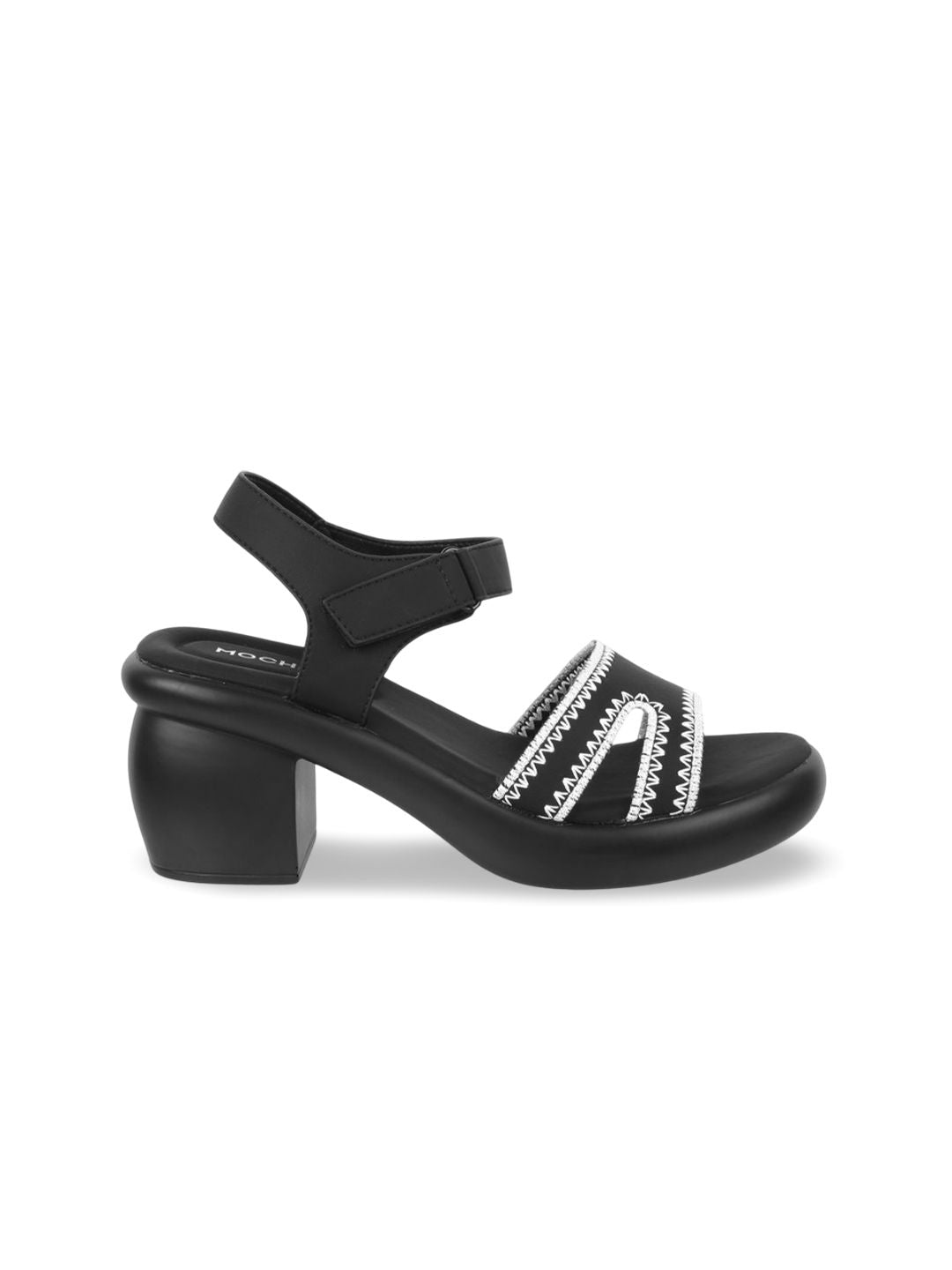 Mochi Embellished Block Pumps