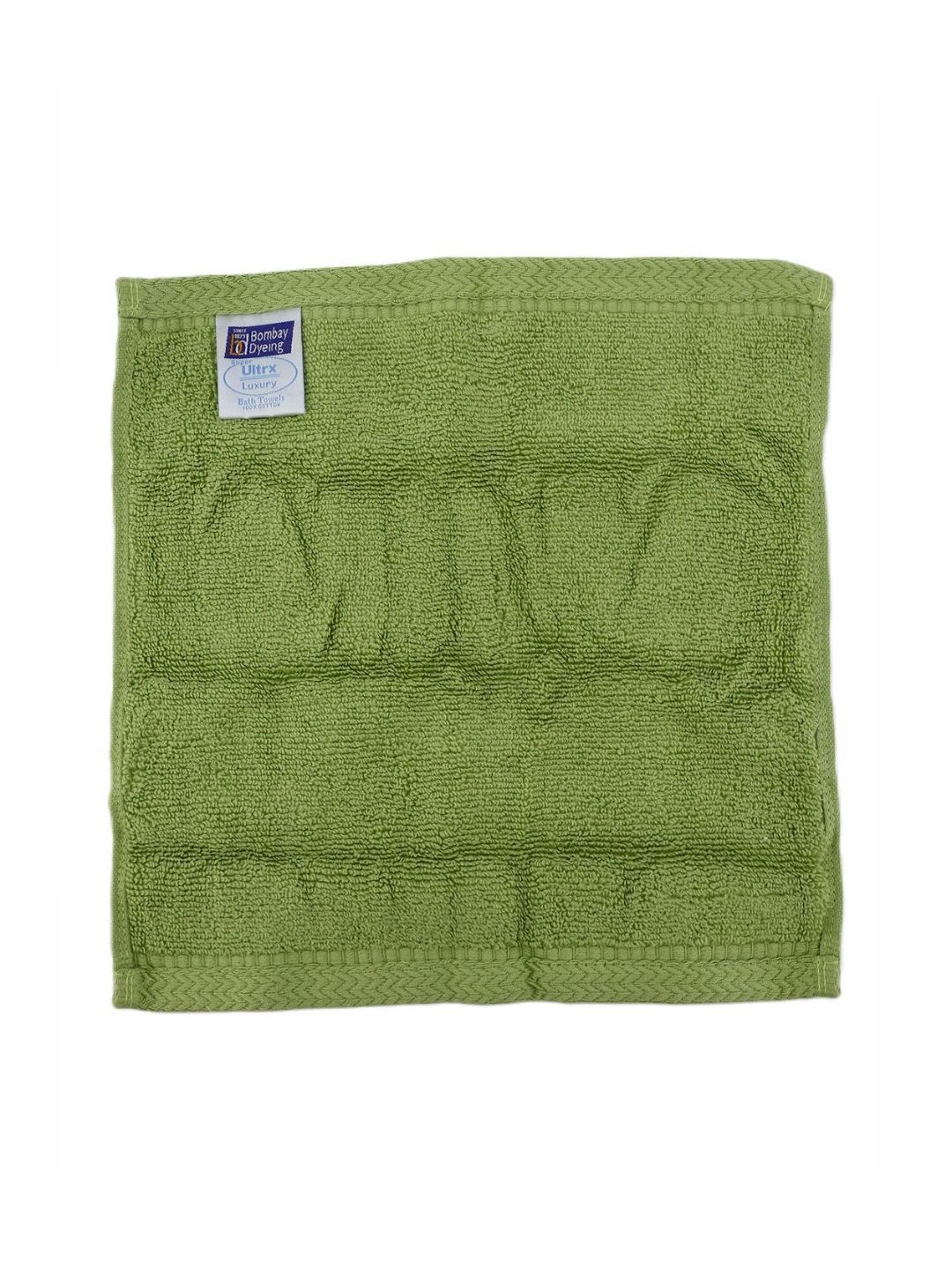 BOMBAY DYEING Lime Green 3 Pieces Pure Cotton 650 GSM Face Towel