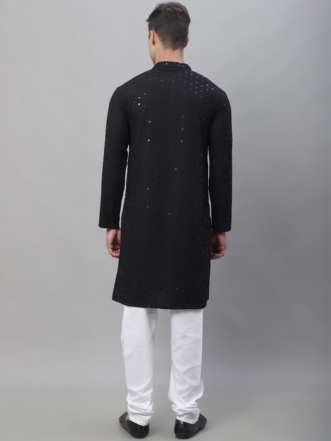 SOJANYA Embroidered Pure Cotton Kurta With Churidar