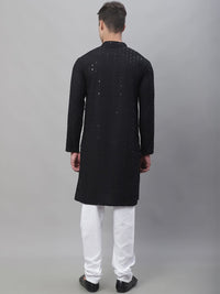 SOJANYA Embroidered Pure Cotton Kurta With Churidar
