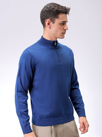 The Indian Garage Co Men Mock Collar Sweaters