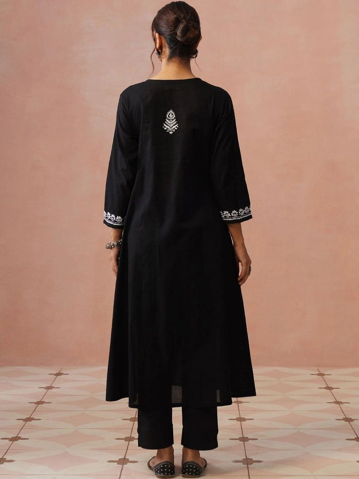 House of Chikankari Women Embroidered Thread Work Kurta