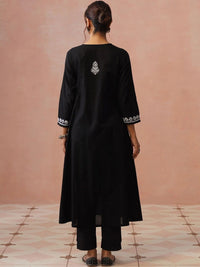 House of Chikankari Women Embroidered Thread Work Kurta