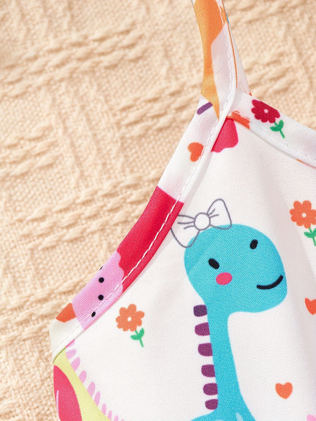 YK Girls Printed Basic Jumpsuit