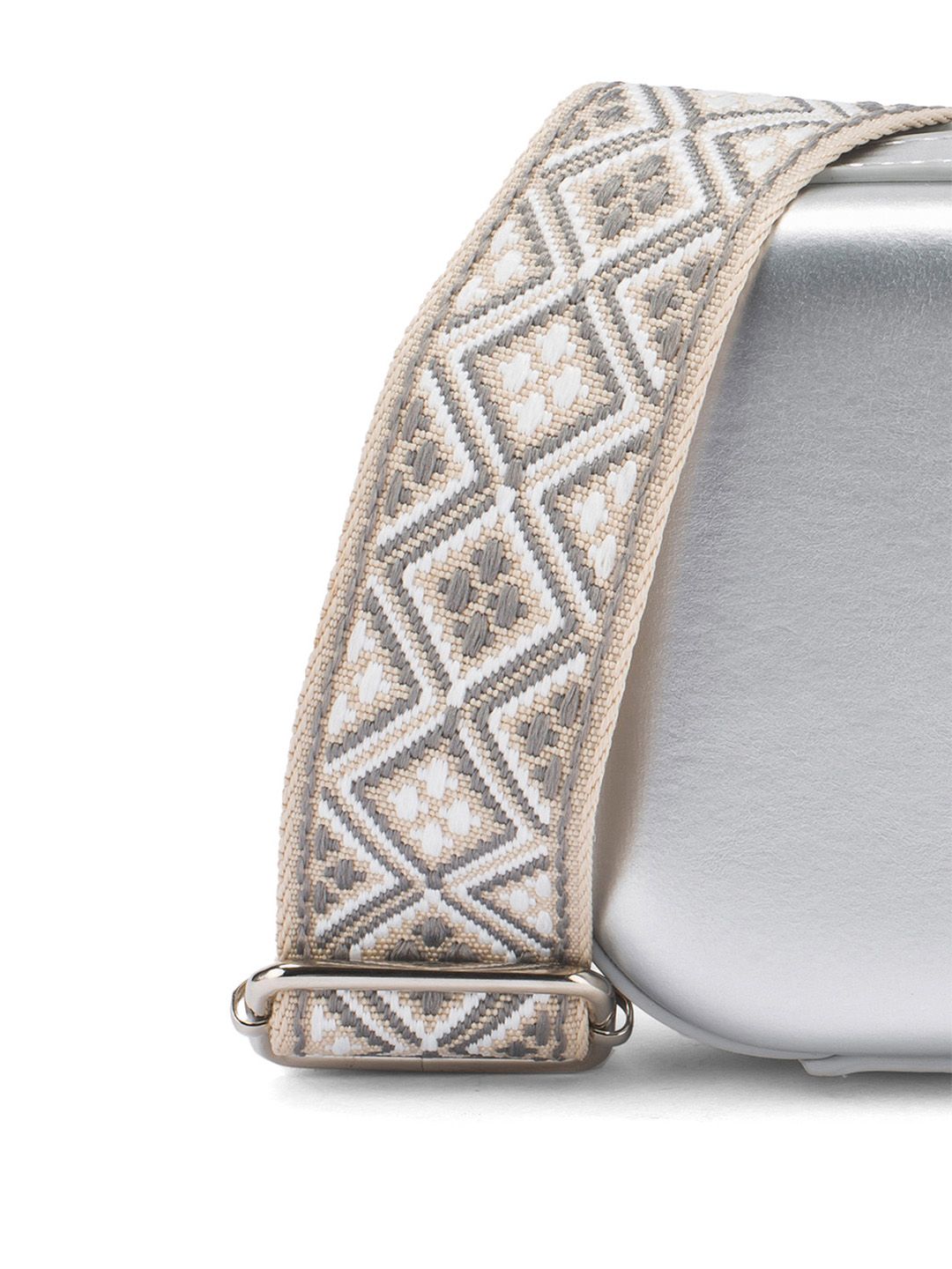 Lino Perros Structured Sling Bag with Cut Work