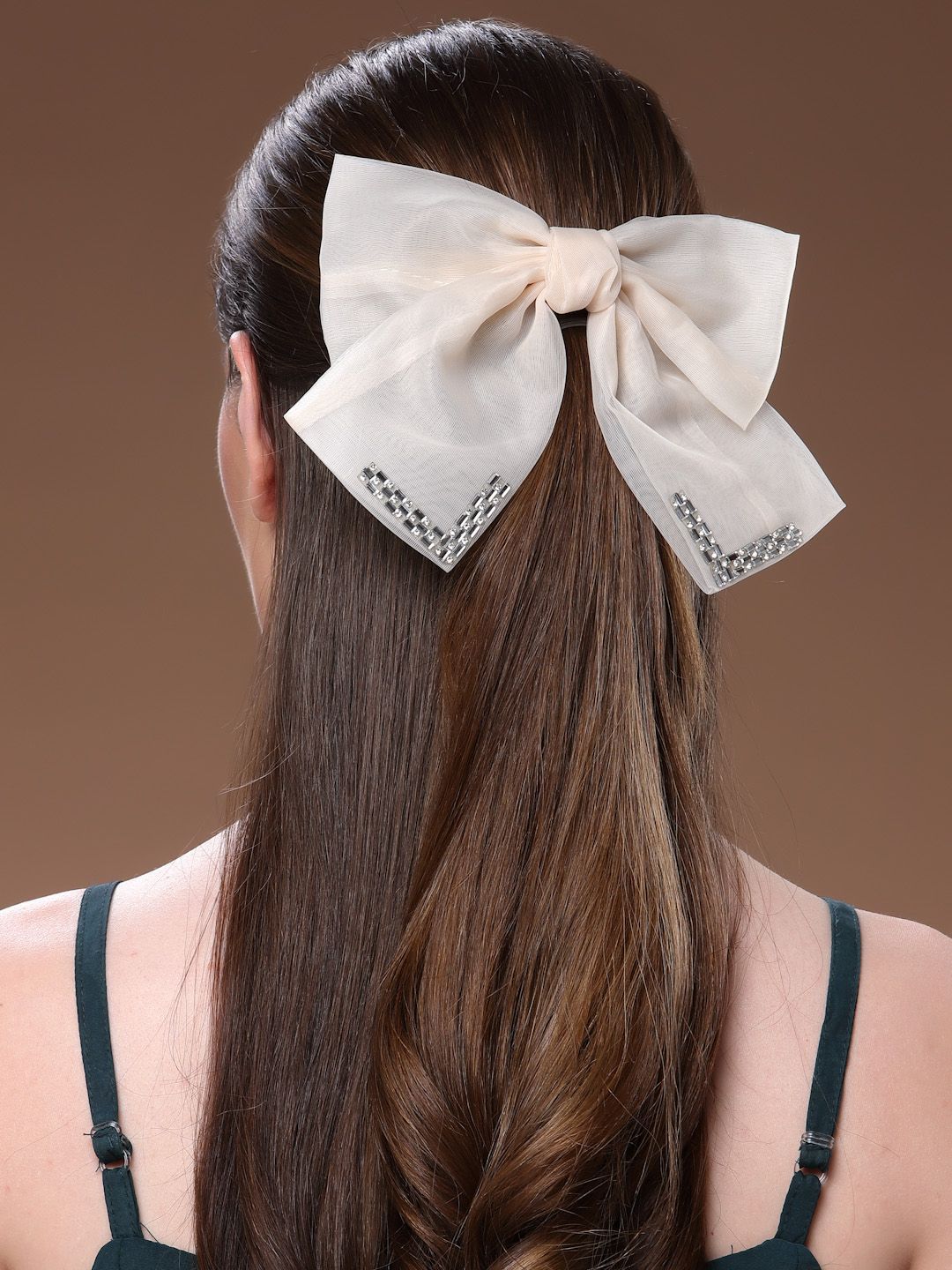 Klip Rambut Tic Tac yang Dihiasi Wanita PANASH