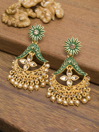 Anouk Gold Plated Contemporary Drop Earrings