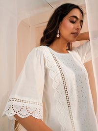 Libas Ethnic Motifs Printed V-Neck Empire Kurti